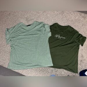 Bundle - Green and Teal T-Shirts